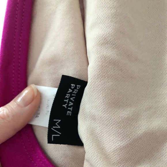 PRIVATE PARTY ROSÉ ALL DAY SWIMSUIT - Picture 4 of 4